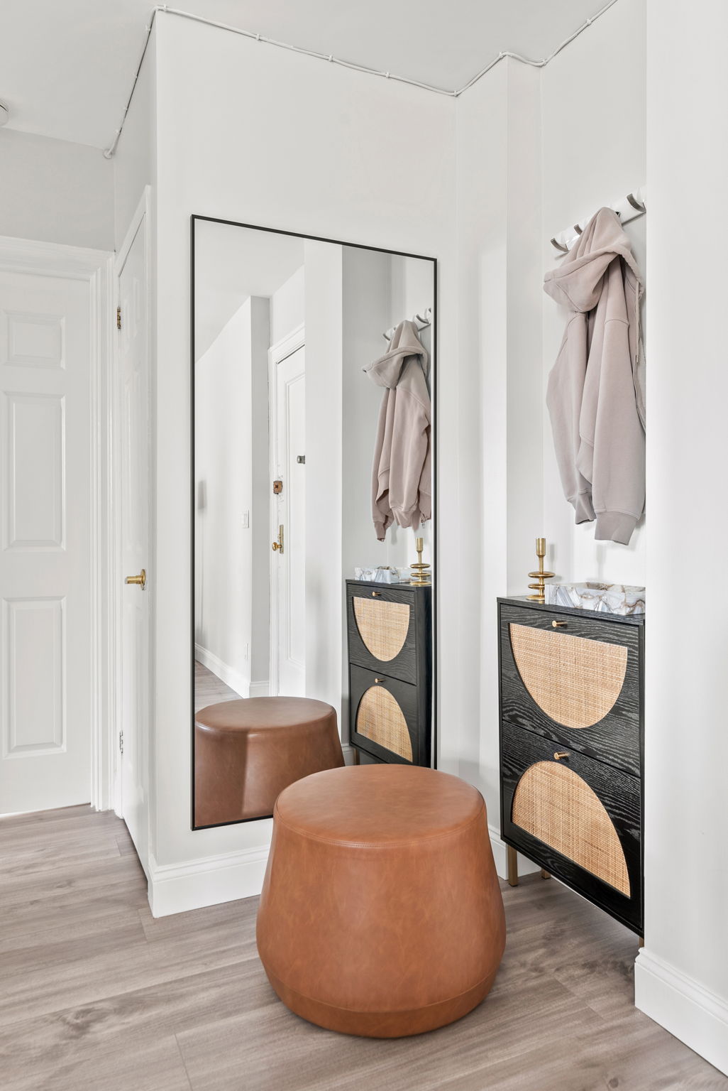 9615 Shore Road, Unit 4B Brooklyn, NY 11209 - Photo 5 of 13 a bathroom with a sink and a mirror