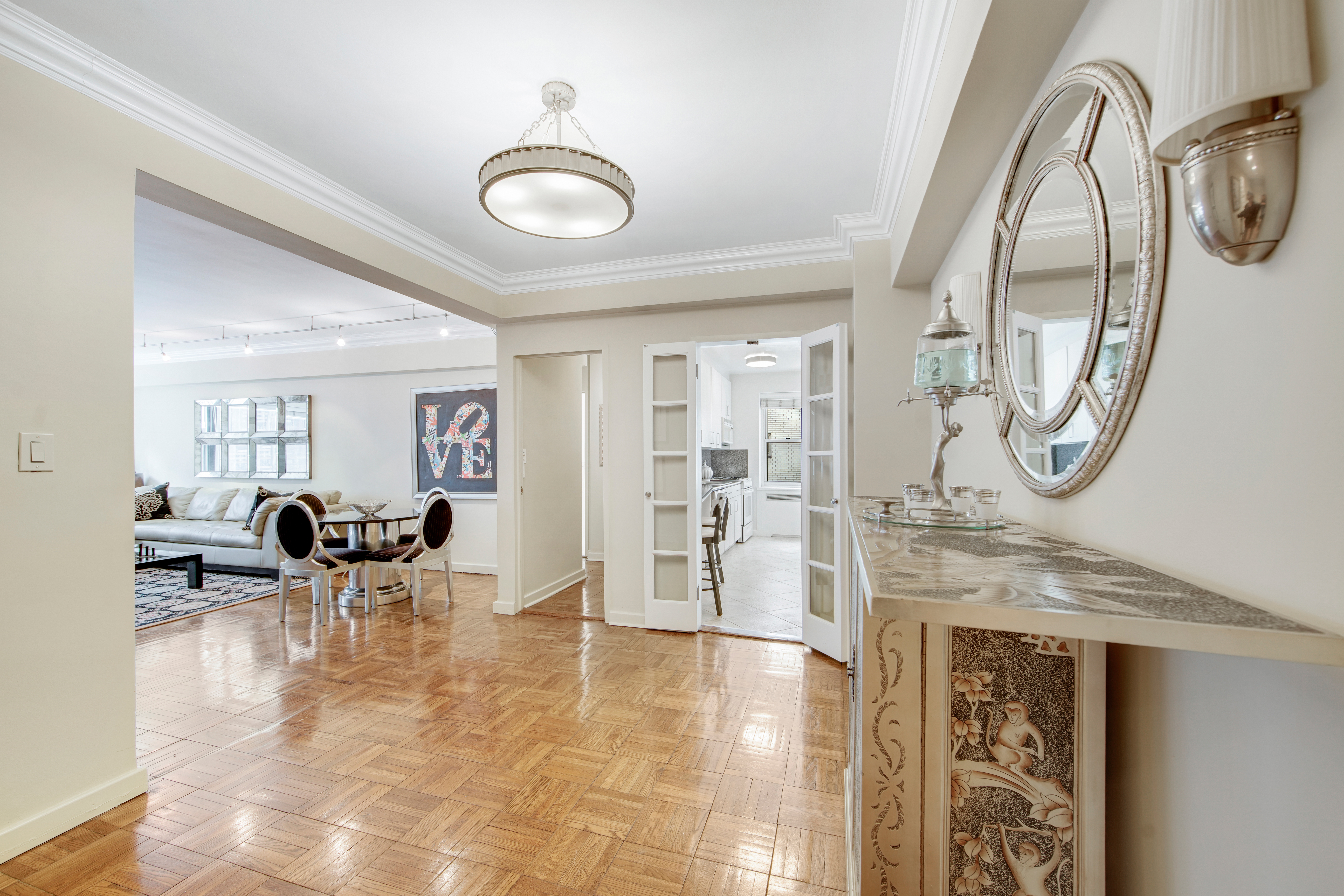 45 Sutton Place South, Unit 9O Manhattan, NY 10022 - Photo 2 of 16 a view of a livingroom with furniture