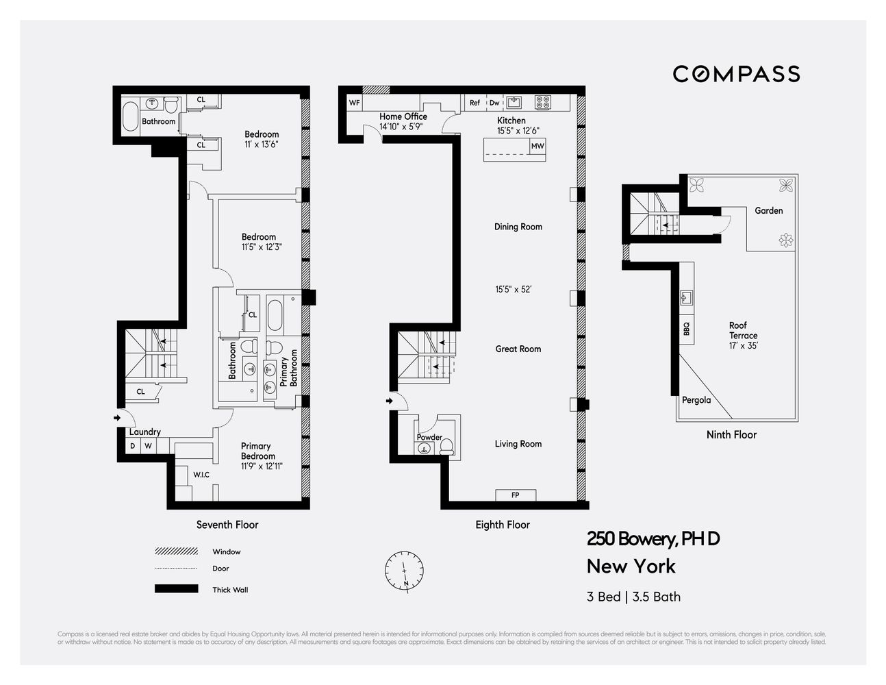 $4,540,000 | 250 Bowery, Unit PHD | NoLita