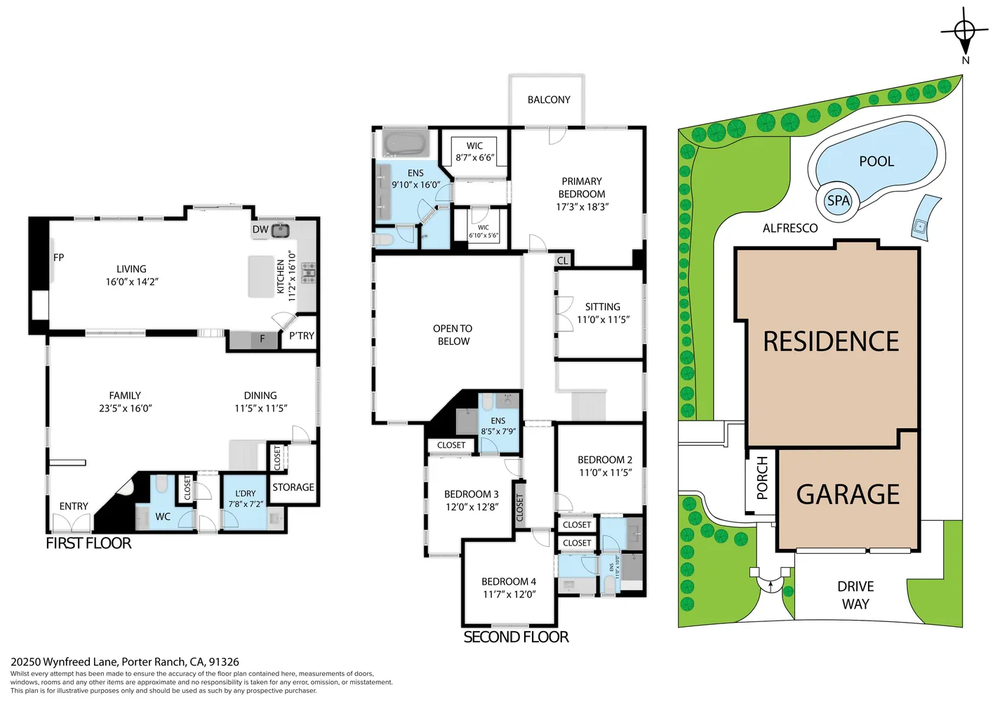 $1,690,000 | Wynfreed Lane, Porter Ranch, CA 91326