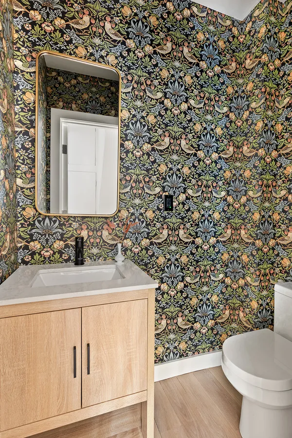 a bathroom with a sink and a toilet