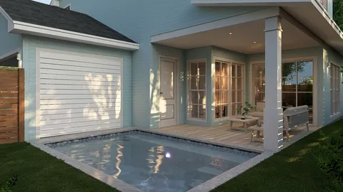 a view of a house with backyard