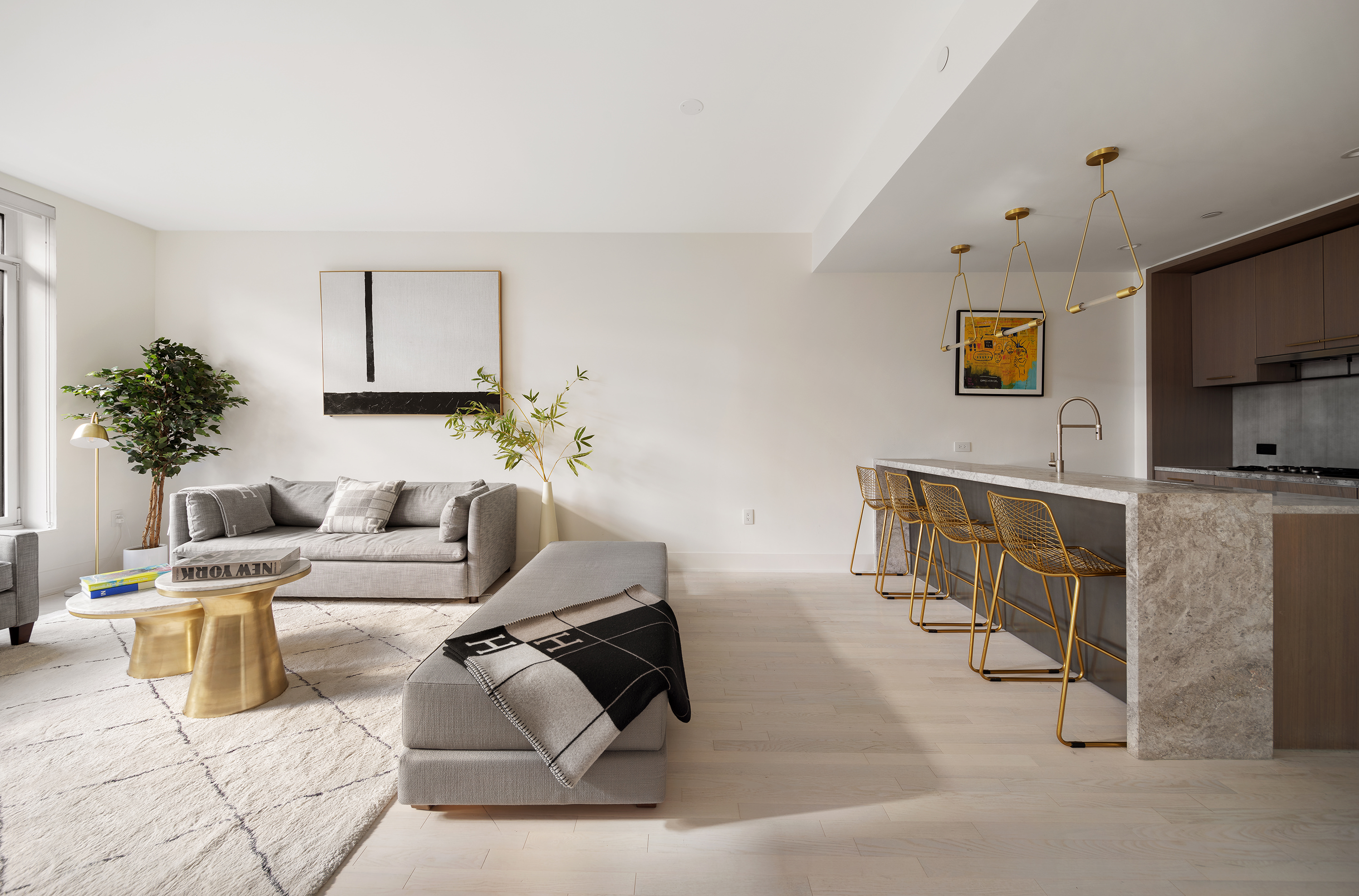 91 Leonard Street, Unit 11B Manhattan, NY 10013 - Photo 1 of 6 a living room with furniture