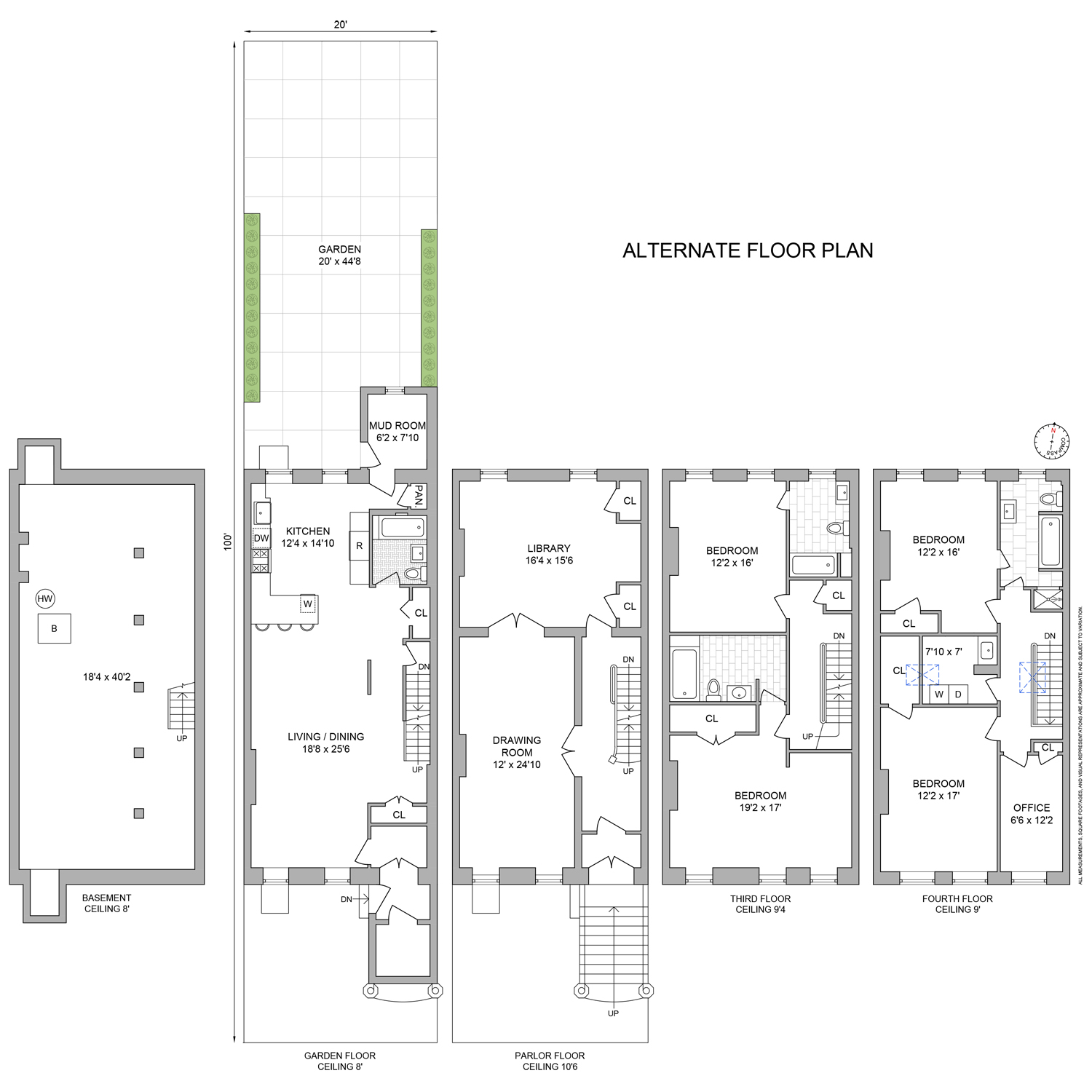 621 Putnam Avenue Brooklyn, NY 11221 - Photo 17 of 17 a picture of a floor plan