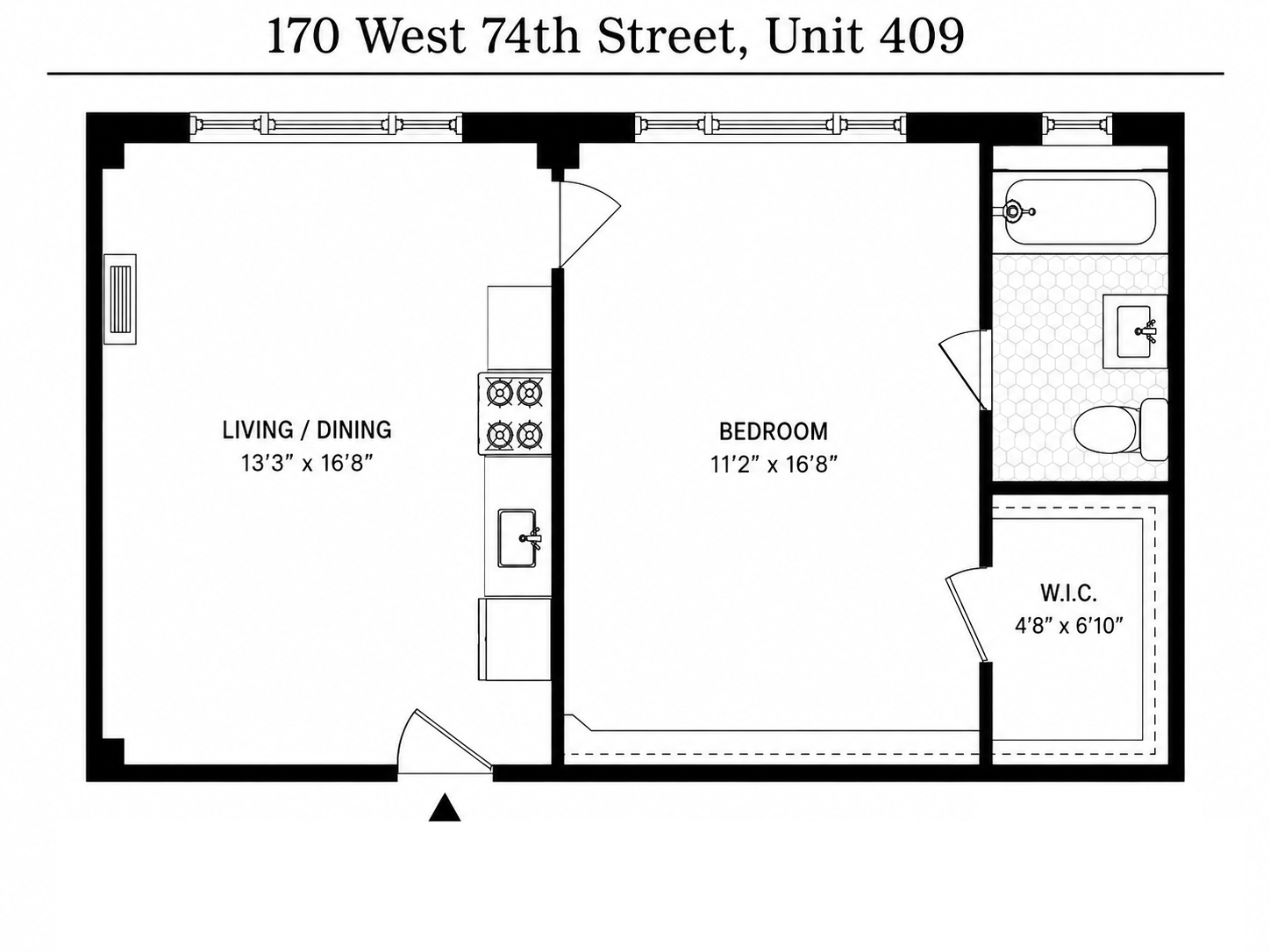 170 West 74th Street, Unit 409 Manhattan, NY 10023 - Photo 11 of 11 Gallery Image 11