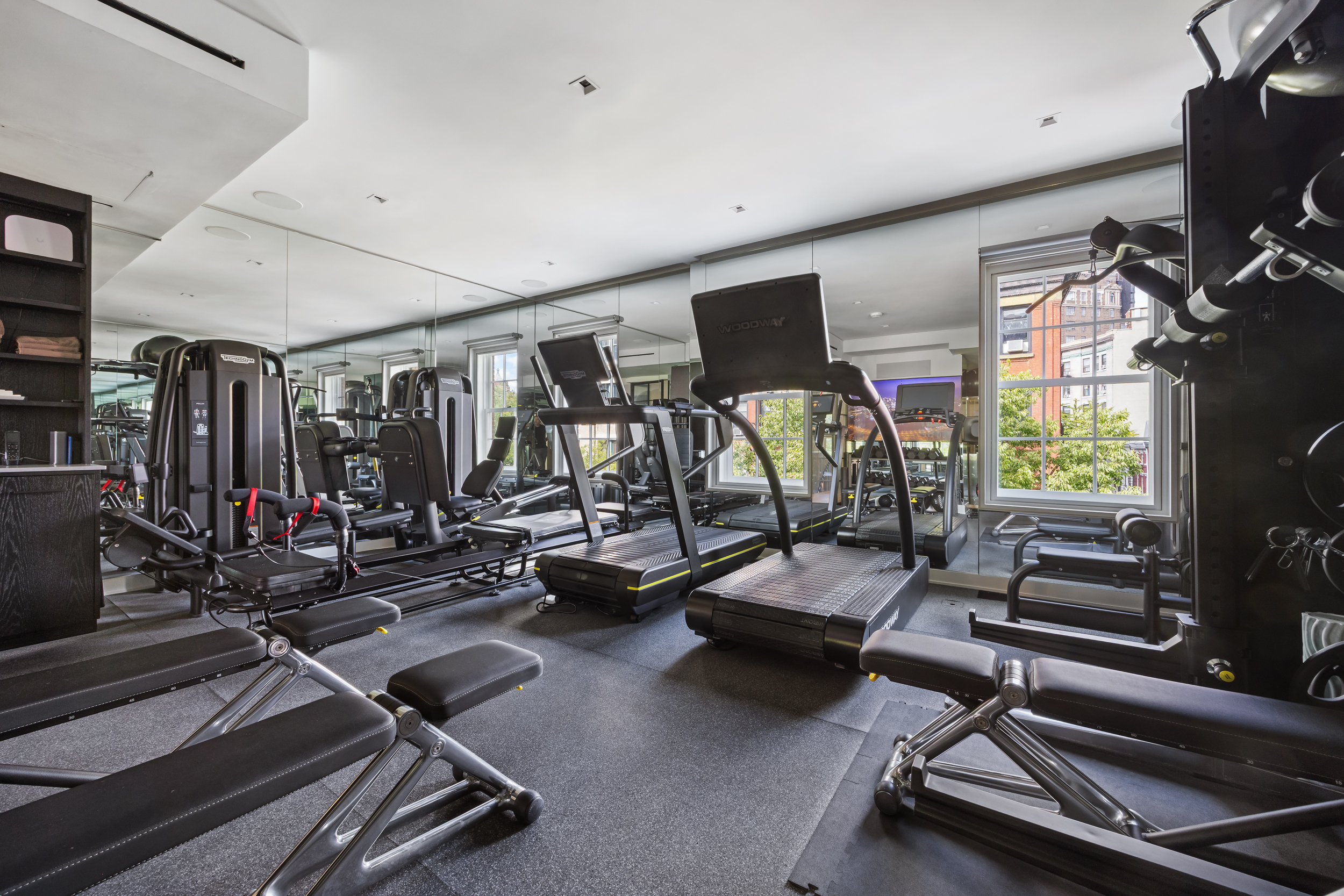 146 Waverly Place Manhattan, NY 10014 - Photo 29 of 41 a view of a room with gym equipment