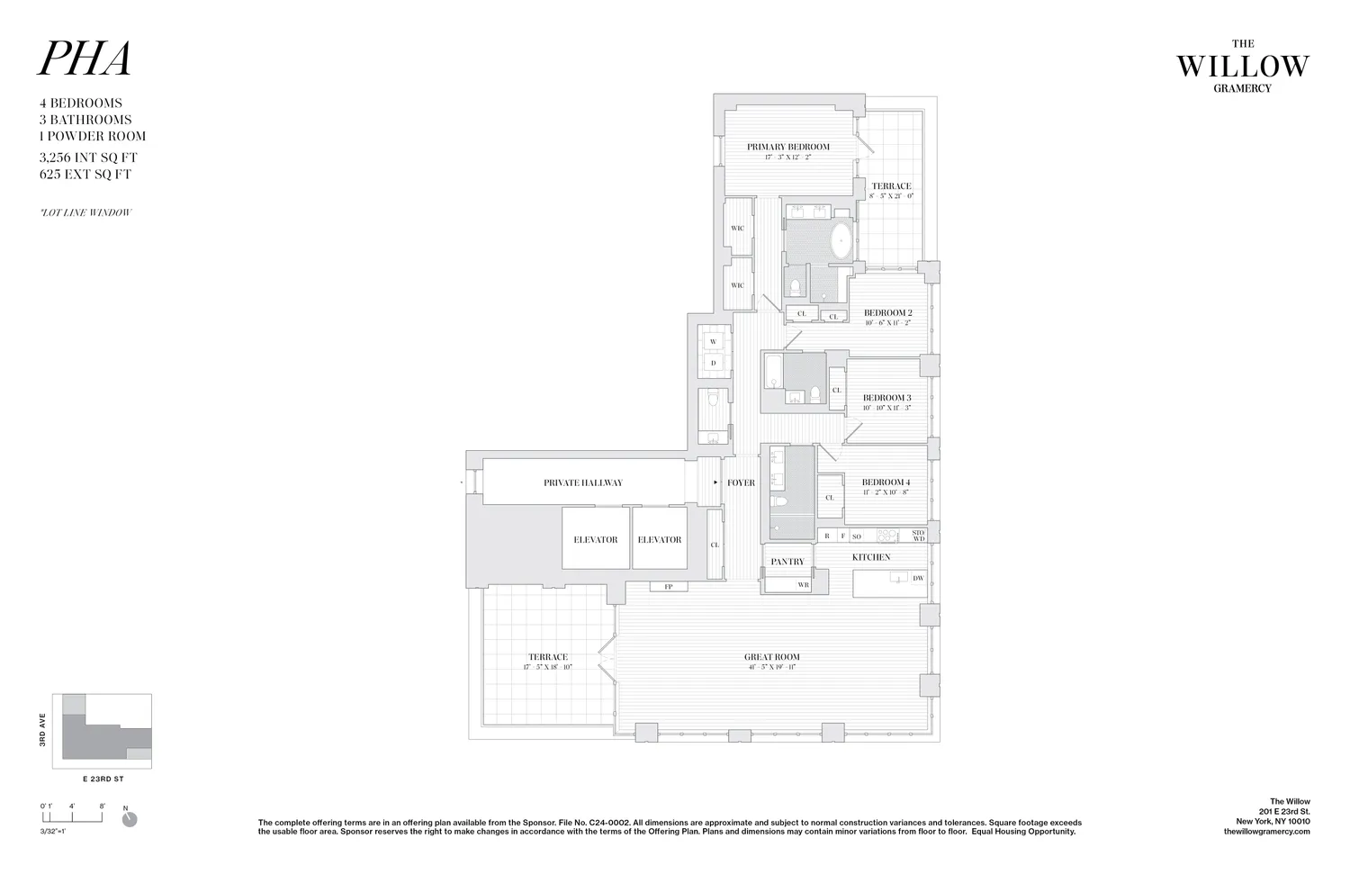 $9,400,000 | 201 East 23rd Street, Unit PHA | Gramercy