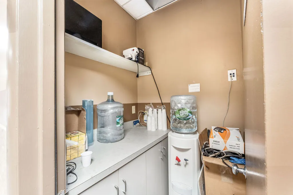 a room with furniture and a fireplace