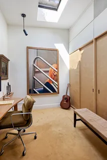 wooden floor in a gallery