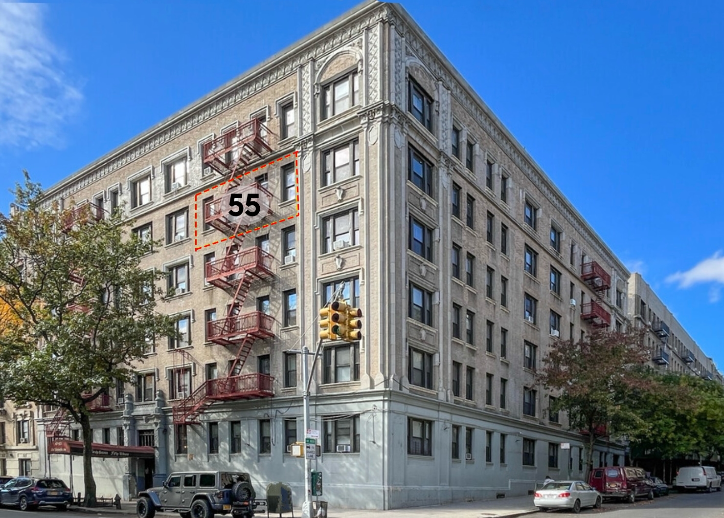 47 Fort Washington Avenue, Unit 55 Manhattan, NY 10032 - Photo 19 of 20 a front view of a building