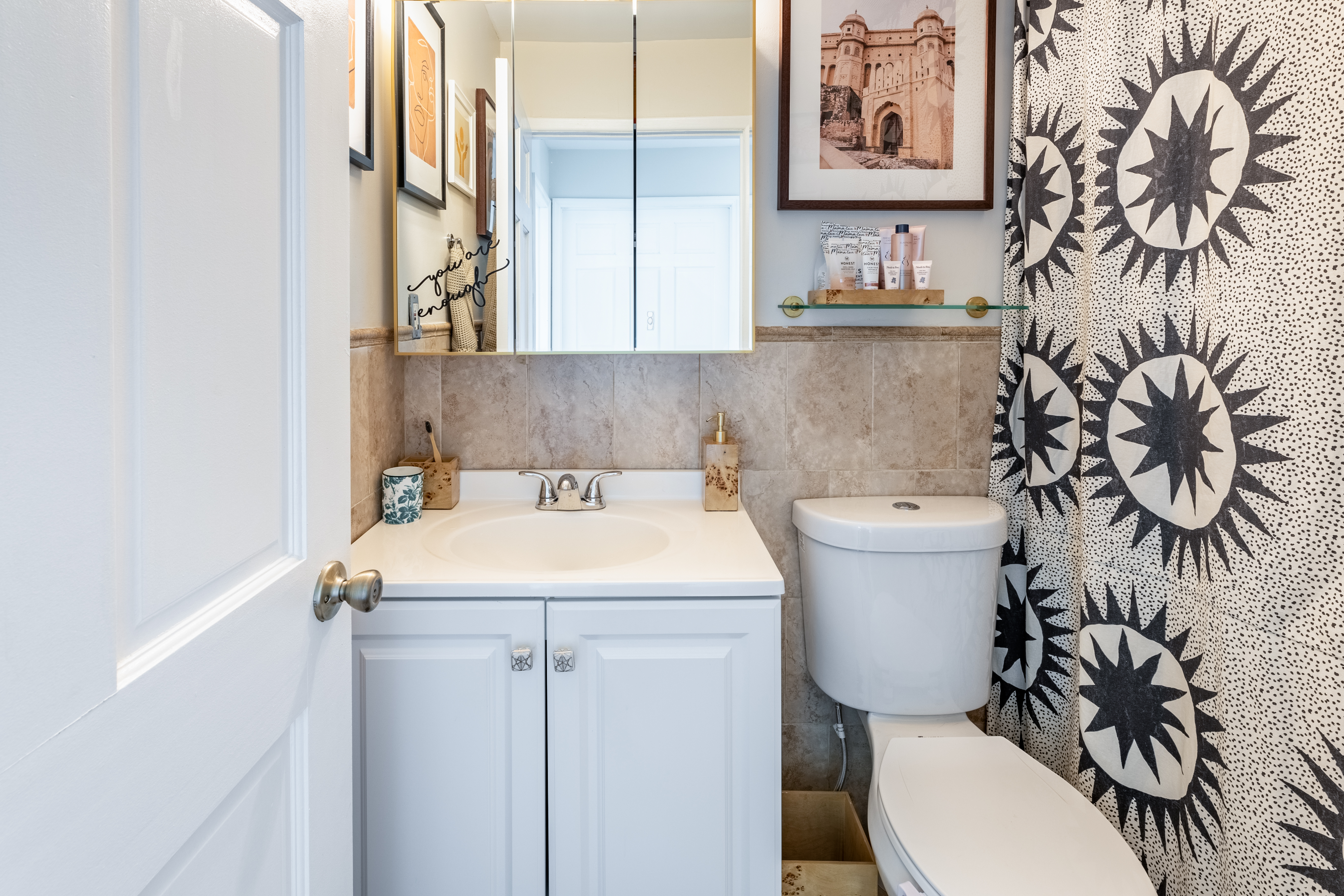 80 South 3rd Street, Unit 2 Brooklyn, NY 11249 - Photo 14 of 15 a bathroom with a toilet sink and mirror