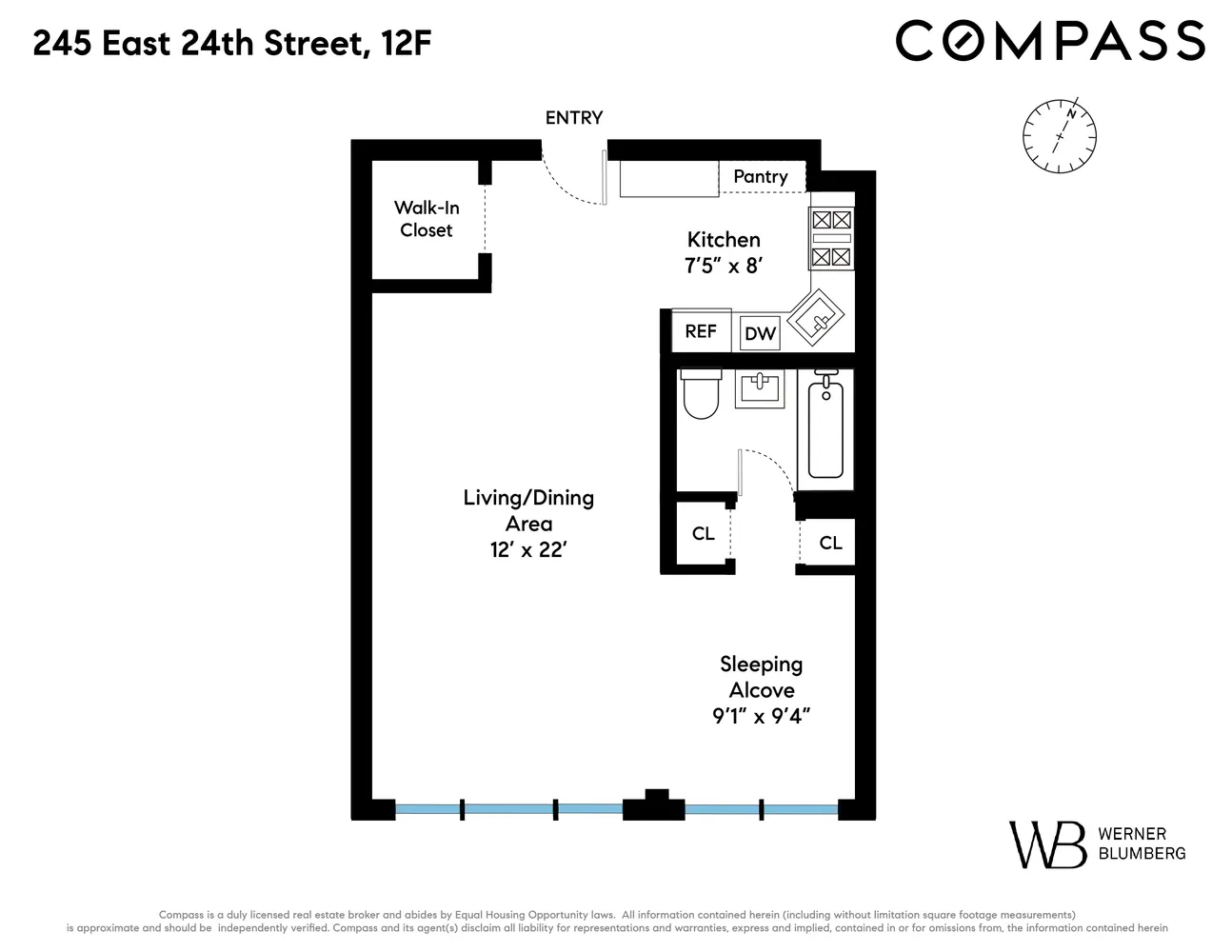 $520,000 | 245 East 24th Street, Unit 12F | Kips Bay