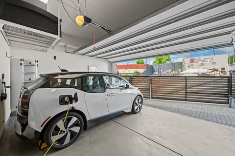 a view of car garage