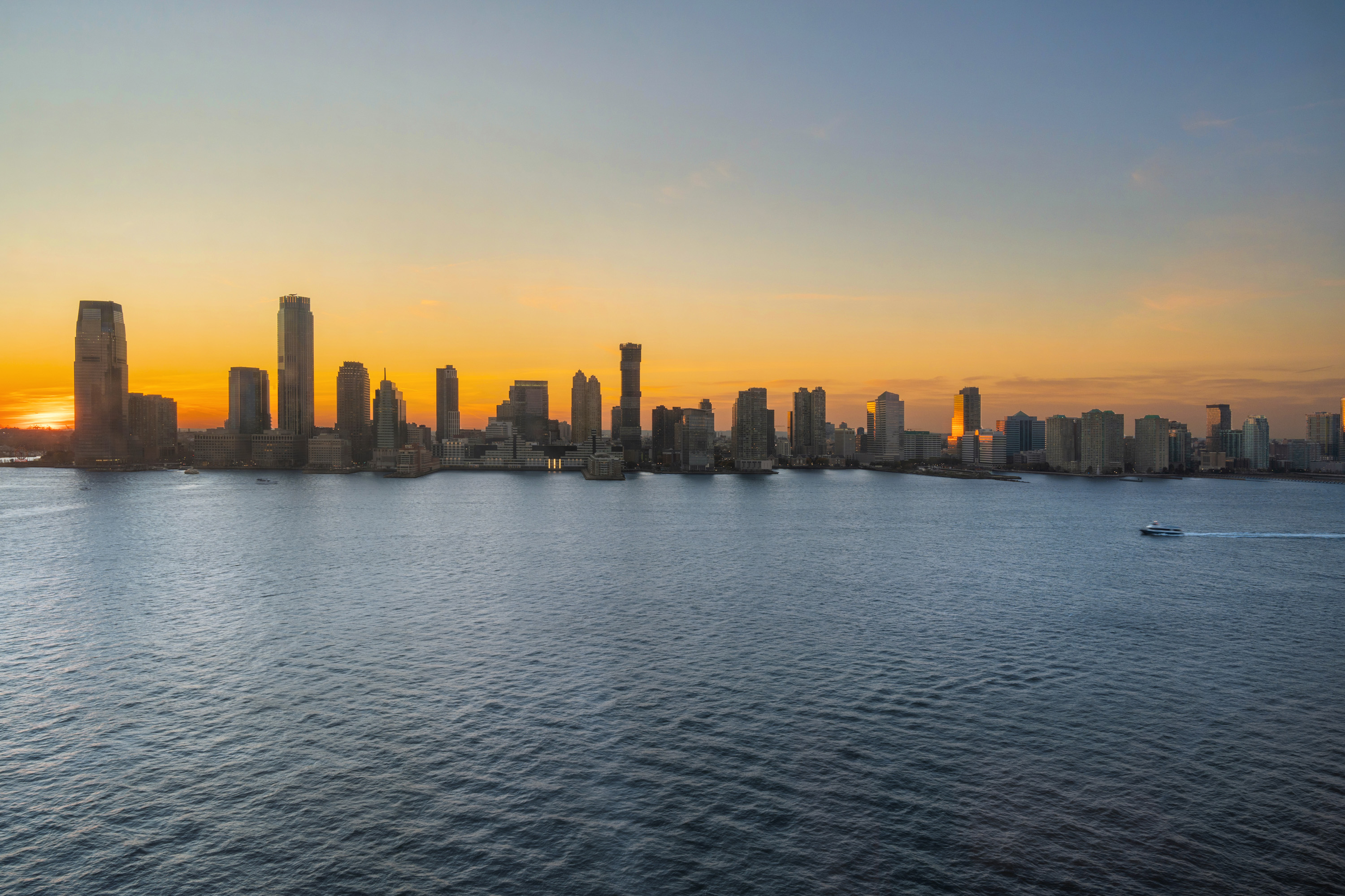 212 Warren Street, Unit 20A Manhattan, NY 10282 - Photo 21 of 23 a view of a city with a lake