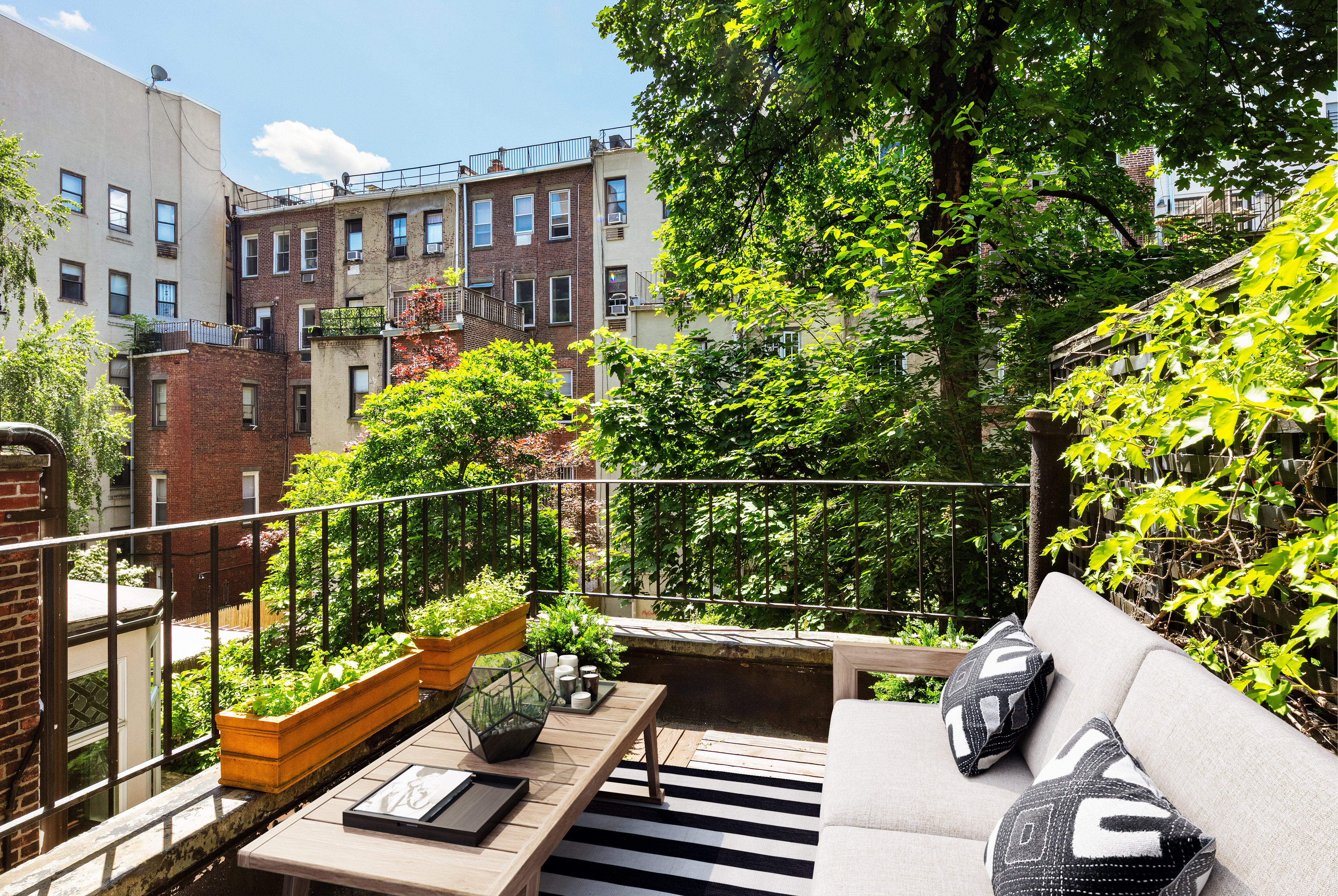 112 West 78th Street, Unit PARLOR Manhattan, NY 10024 - Photo 21 of 37 a view of balcony with patio