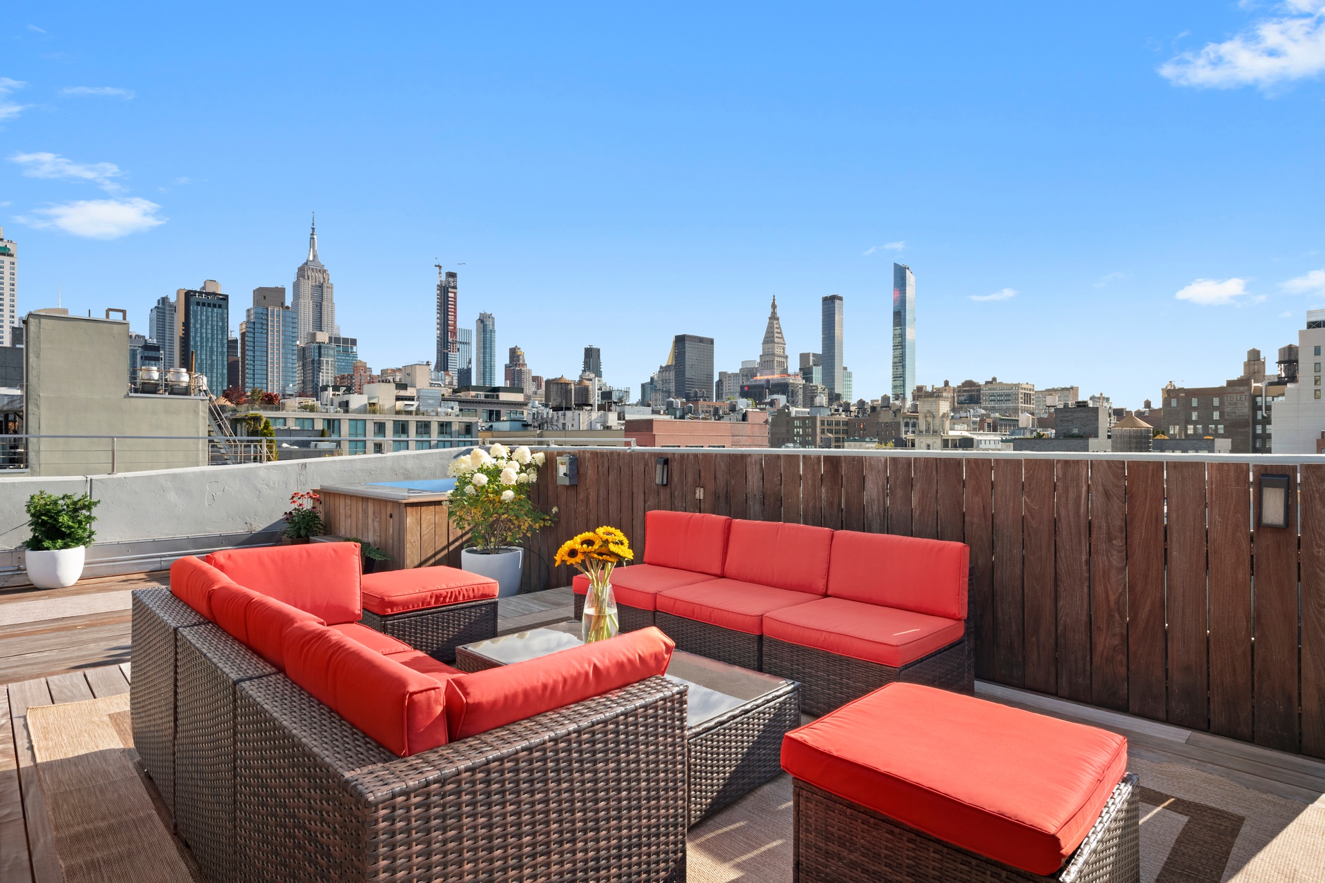 a outdoor space with patio