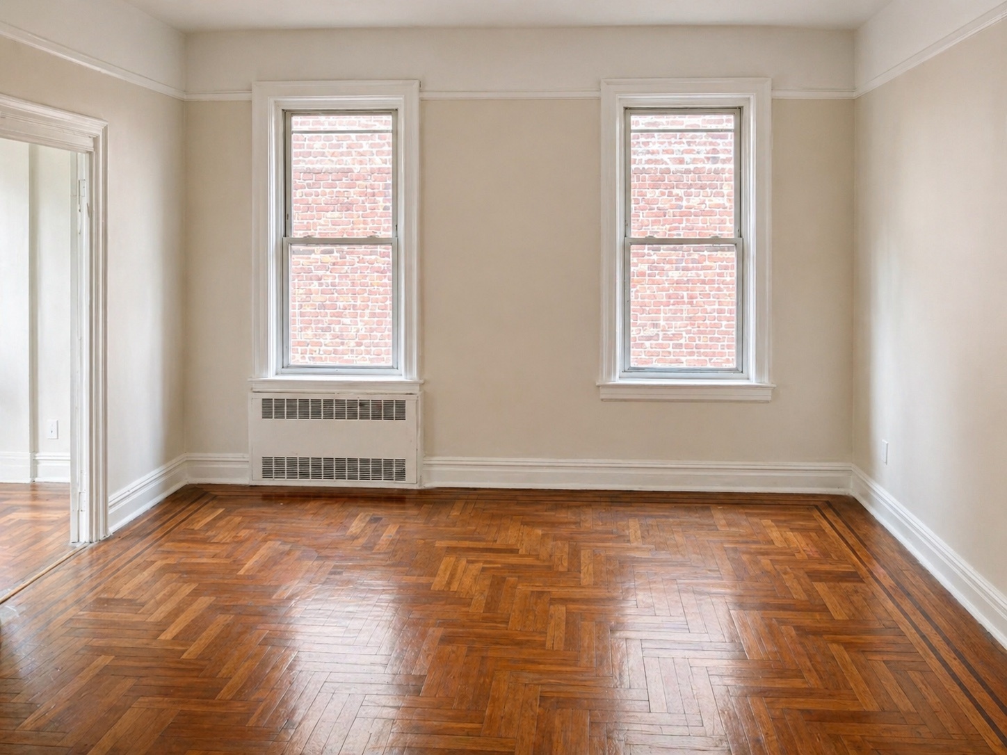 577 East 94th Street, Unit 3 Brooklyn, NY 11236 - Photo 2 of 3 a view of an empty room with wooden floor and a window