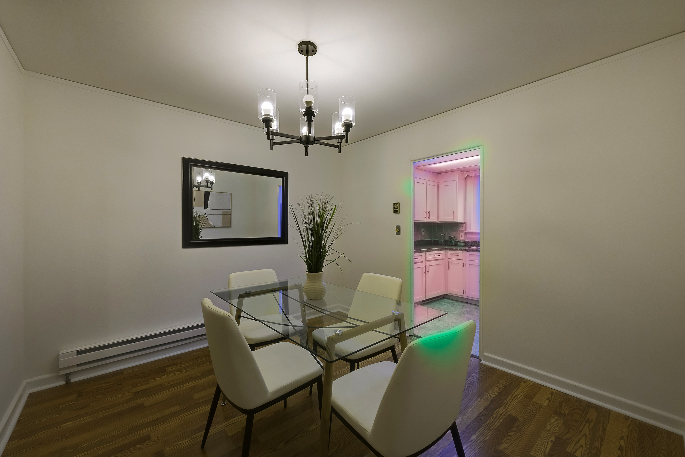 45 D Ridge Road Greenbelt, MD 20770 - Photo 18 of 35 a view of a dining room with furniture and wooden floor