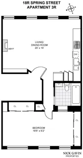 $1,250,000 | 18 R Spring Street, Unit 3R | NoLita