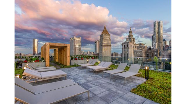 108 Leonard Street, Unit 4A Manhattan, NY 10013 - Photo 12 of 18 a building outdoor space with patio furniture