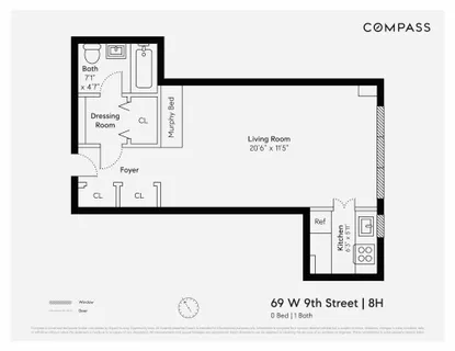 $460,000 | 69 West 9th Street, Unit 8H | Greenwich Village