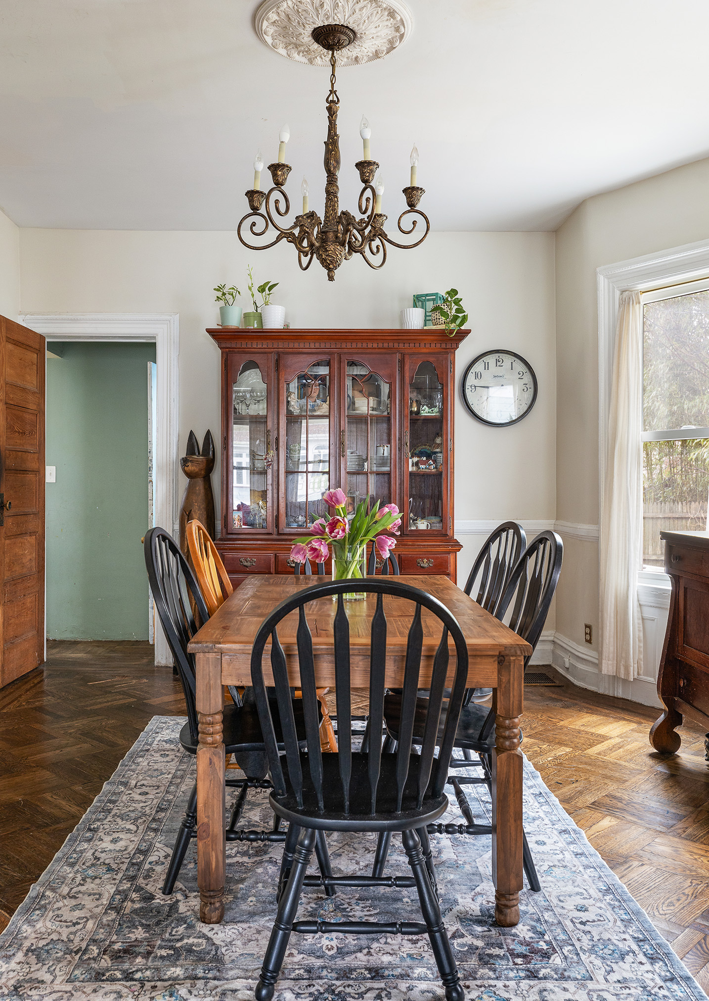 267 Marlborough Road Brooklyn, NY 11226 - Photo 6 of 14 a view of a dining room with furniture window and wooden floor