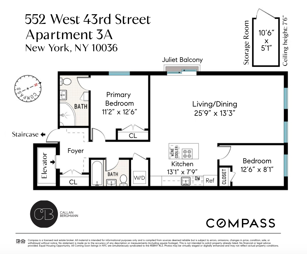 552 West 43rd Street, Unit 3A Manhattan, NY 10036 - Photo 11 of 11