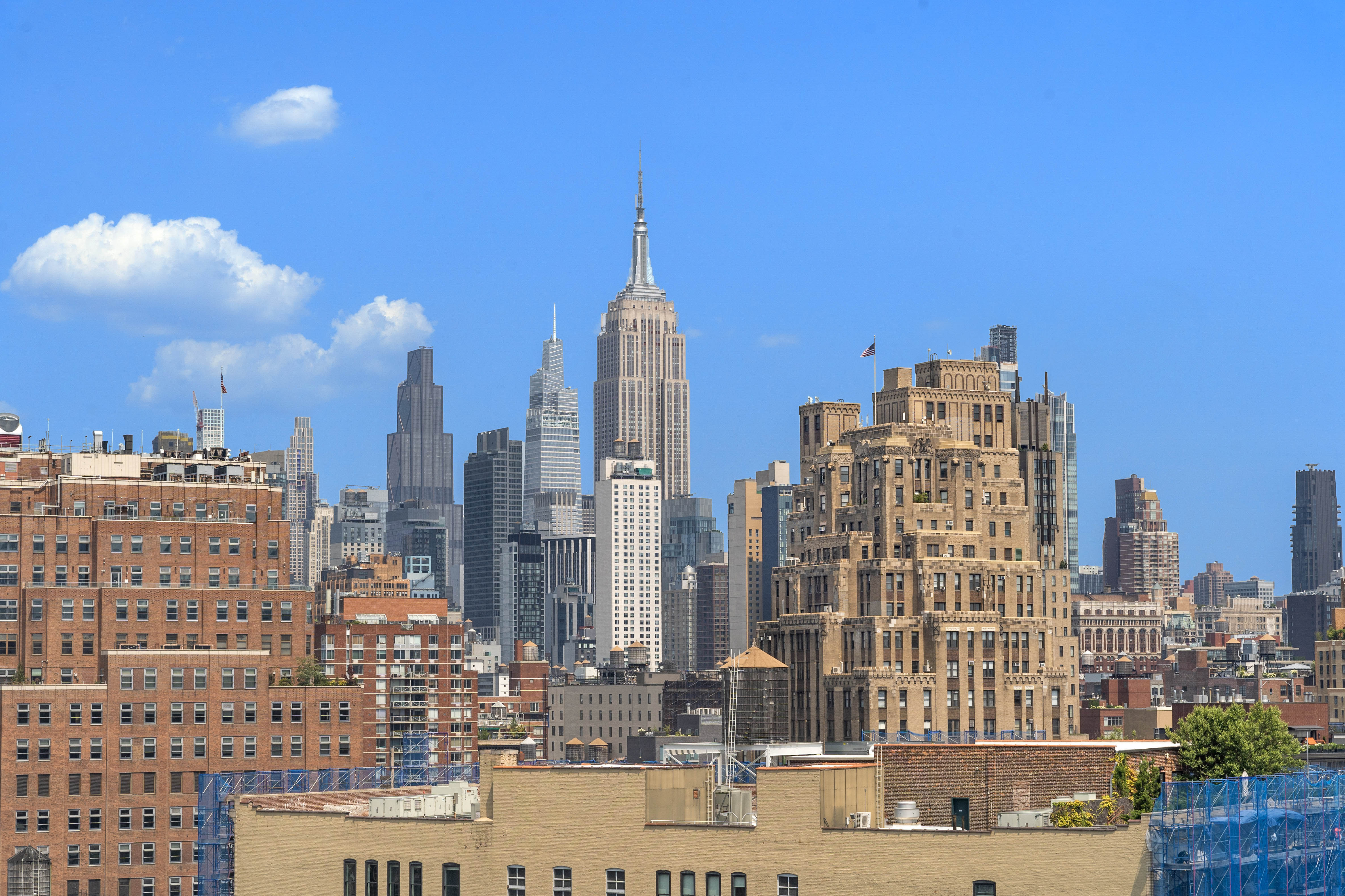 61 Jane Street, Unit 19E Manhattan, NY 10014 - Photo 6 of 9 a view of city with tall buildings