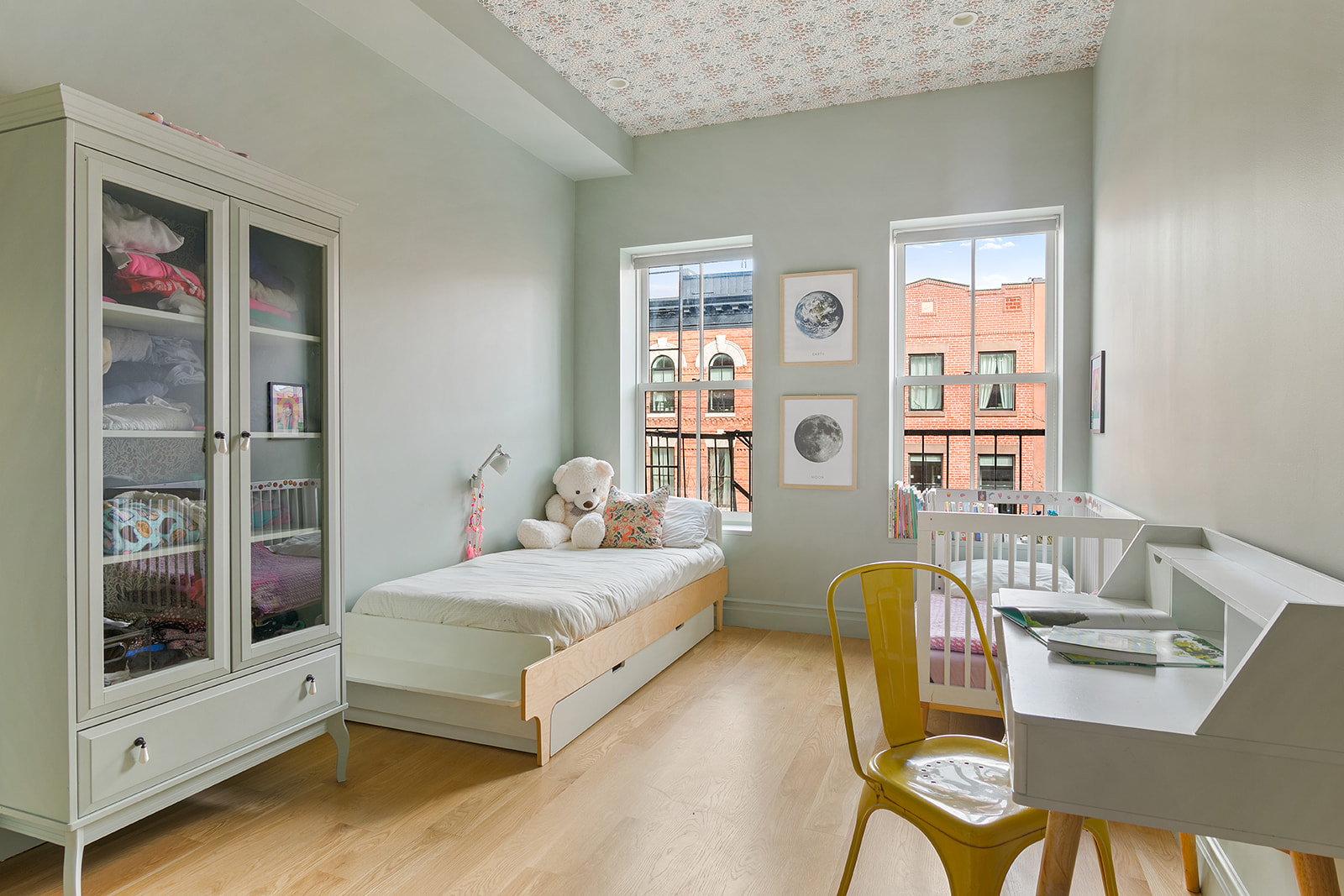 110 President Street, Unit 2 Brooklyn, NY 11231 - Photo 11 of 15 a bedroom with a bed and wooden floor