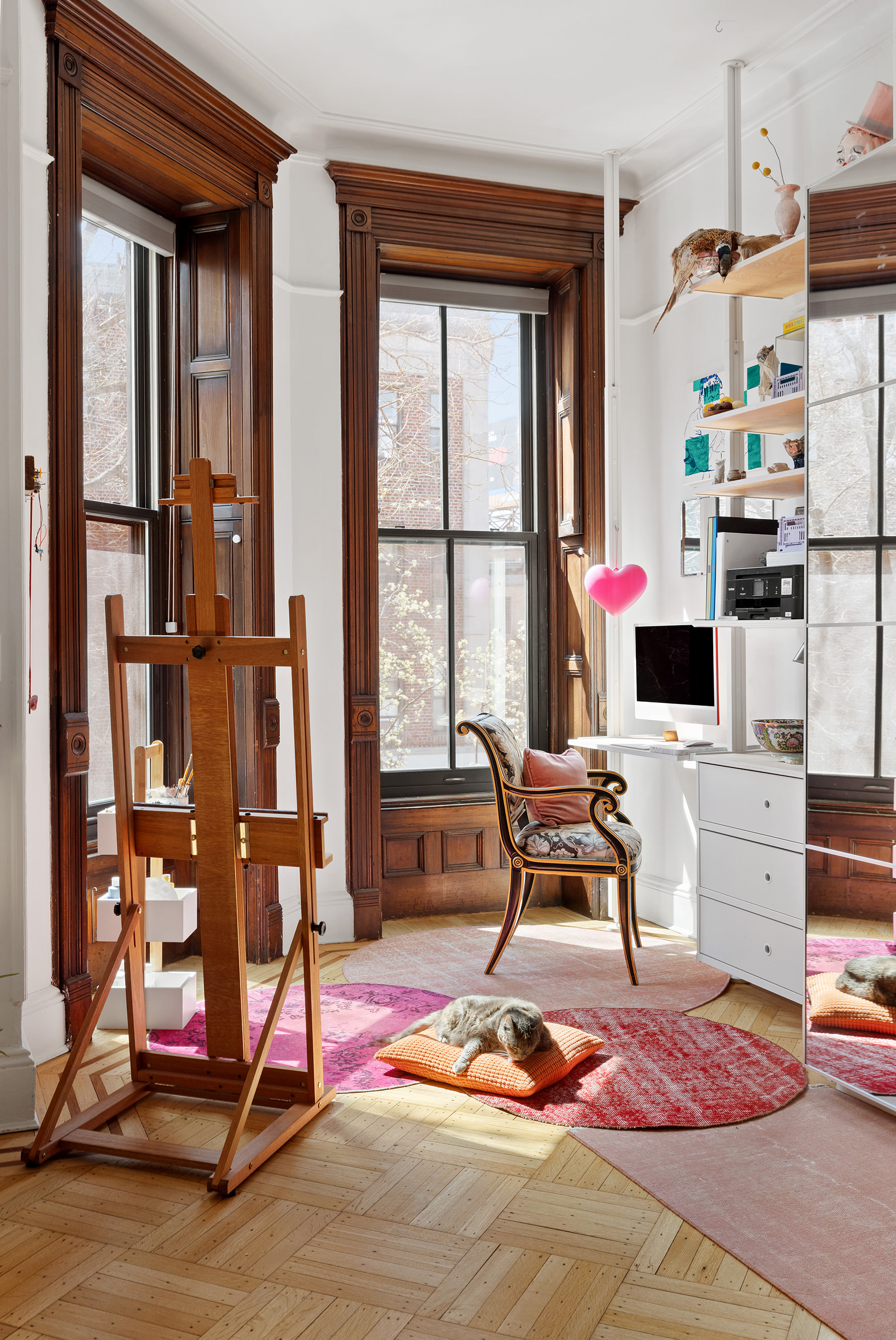 193 Sterling Place, Unit 2 Brooklyn, NY 11238 - Photo 10 of 15 a living room with furniture a rug and white floor