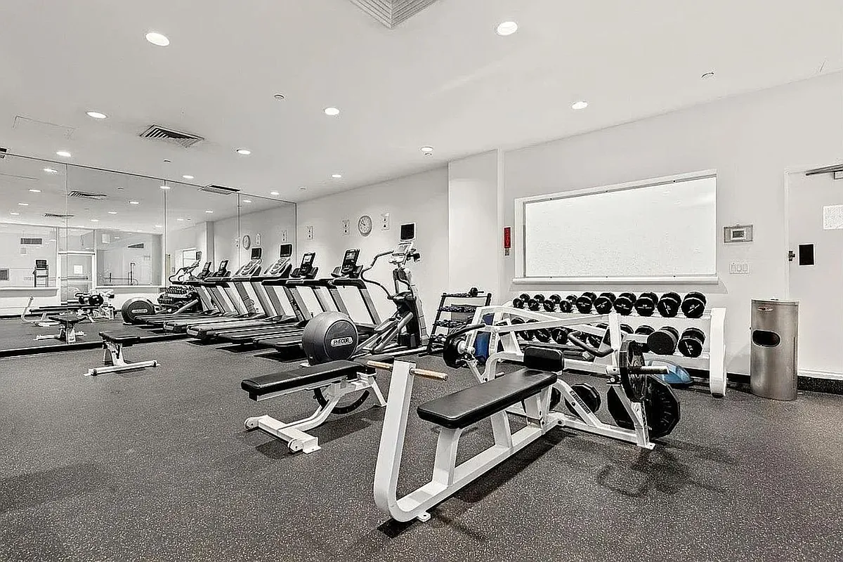235 East 40th Street, Unit 11G Manhattan, NY 10016 - Photo 13 of 20 a view of a room with gym equipment