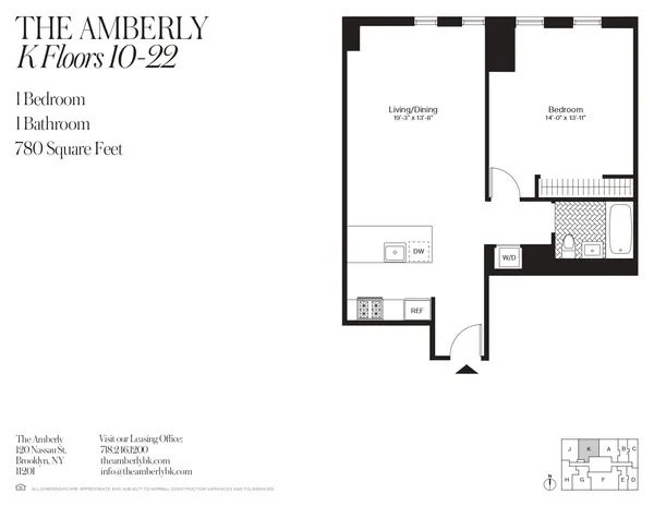 $4,995 | 120 Nassau Street, Unit 21K | Downtown Brooklyn