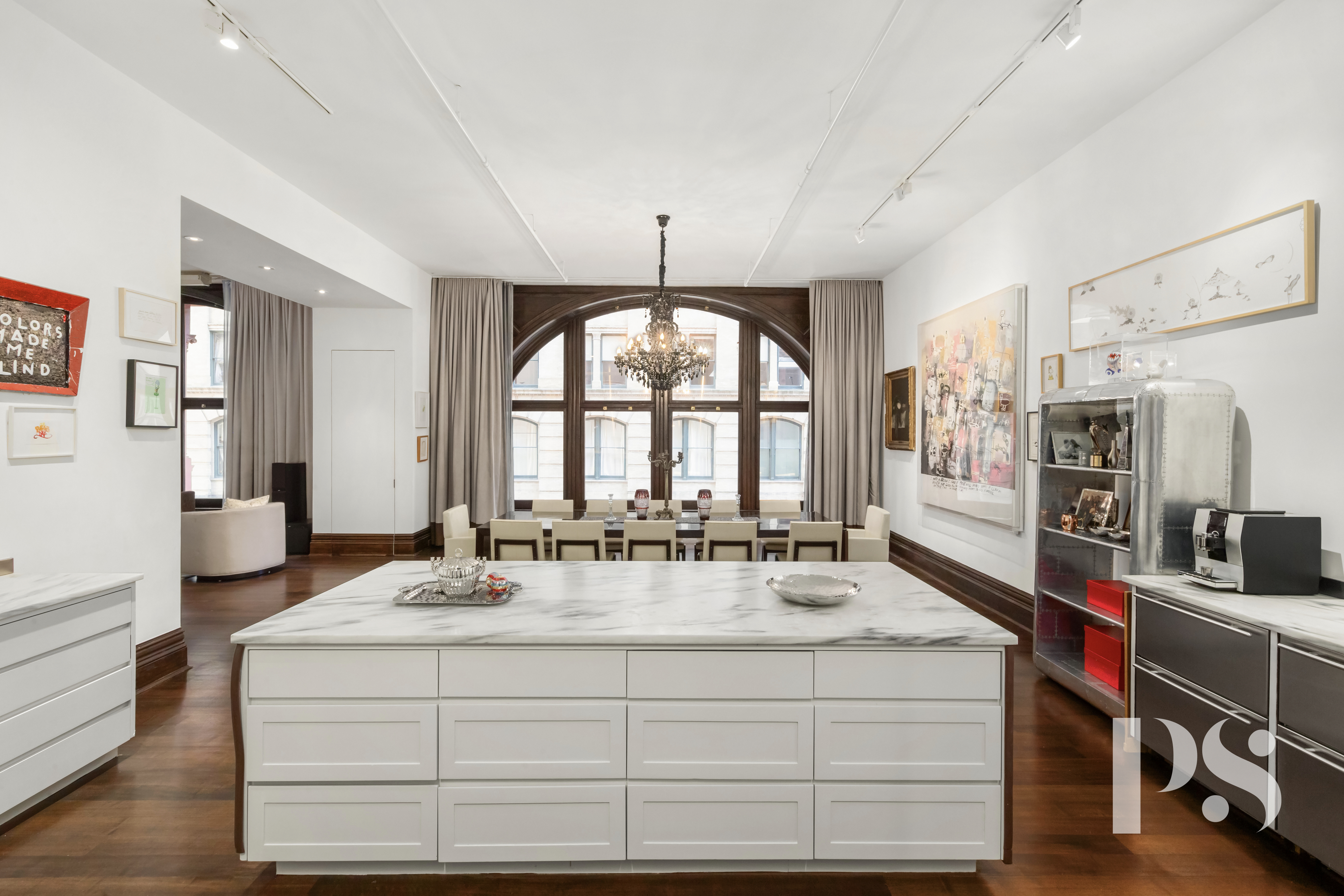 644 Broadway, Unit 2E Manhattan, NY 10012 - Photo 7 of 18 a bathroom with a sink double vanity and a window