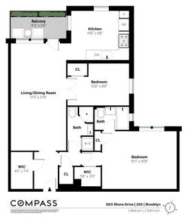 $989,000 | 9511 Shore Road, Unit 205 | Bay Ridge
