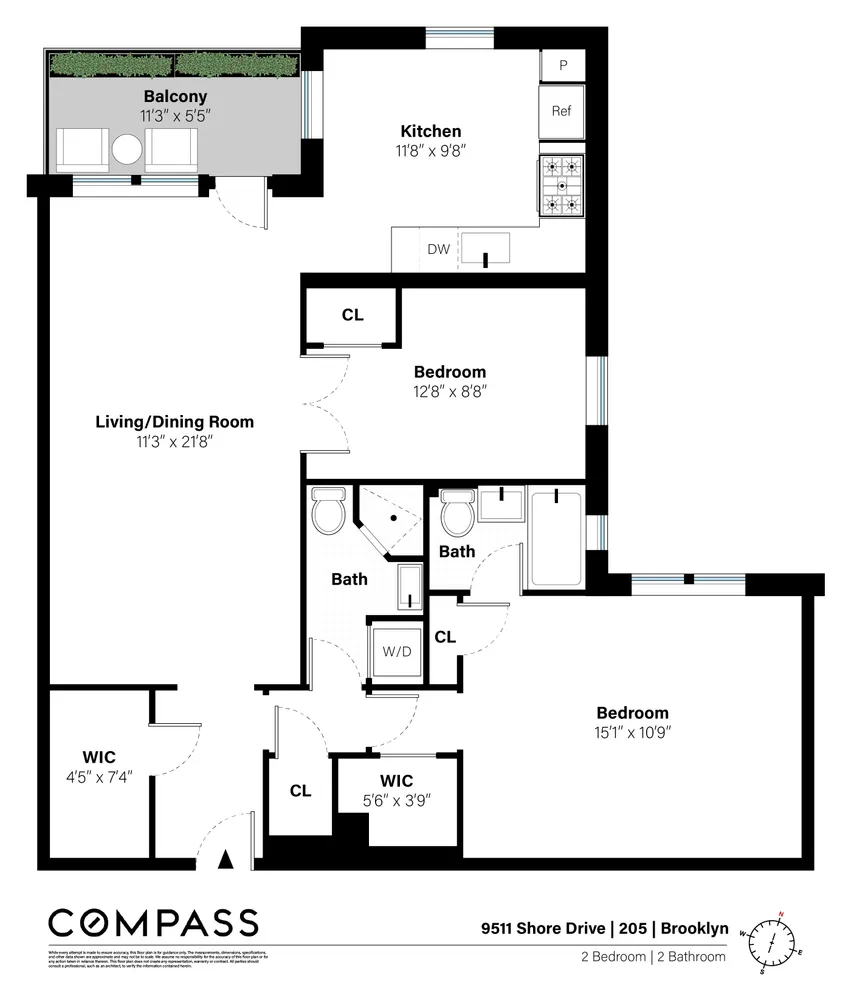 $989,000 | 9511 Shore Road, Unit 205 | Bay Ridge