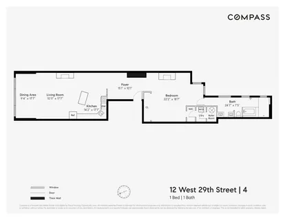 $1,175,000 | 12 West 29th Street, Unit 4 | NoMad