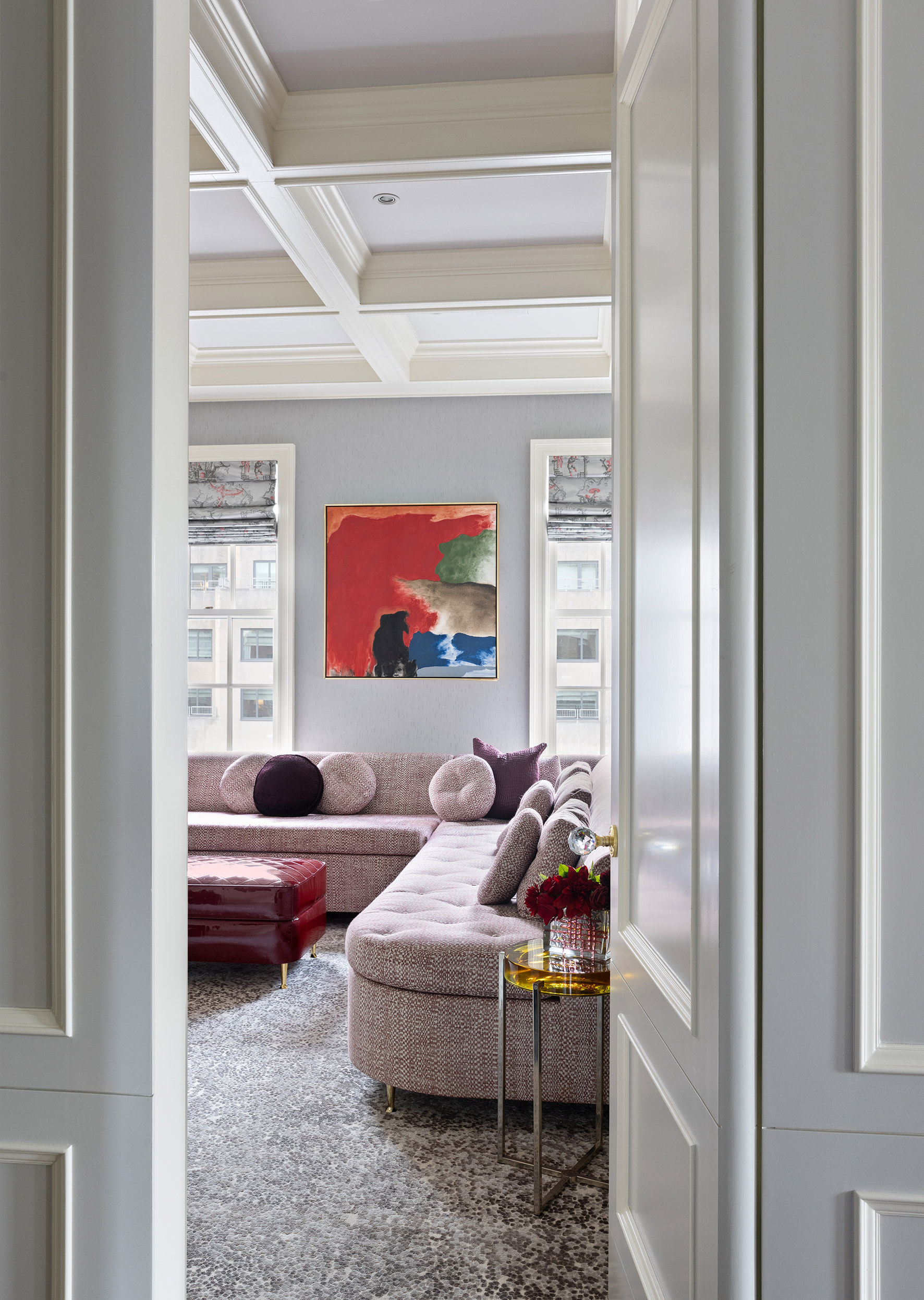 535 Park Avenue, Unit 14C Manhattan, NY 10065 - Photo 9 of 18 a living room with furniture and a window