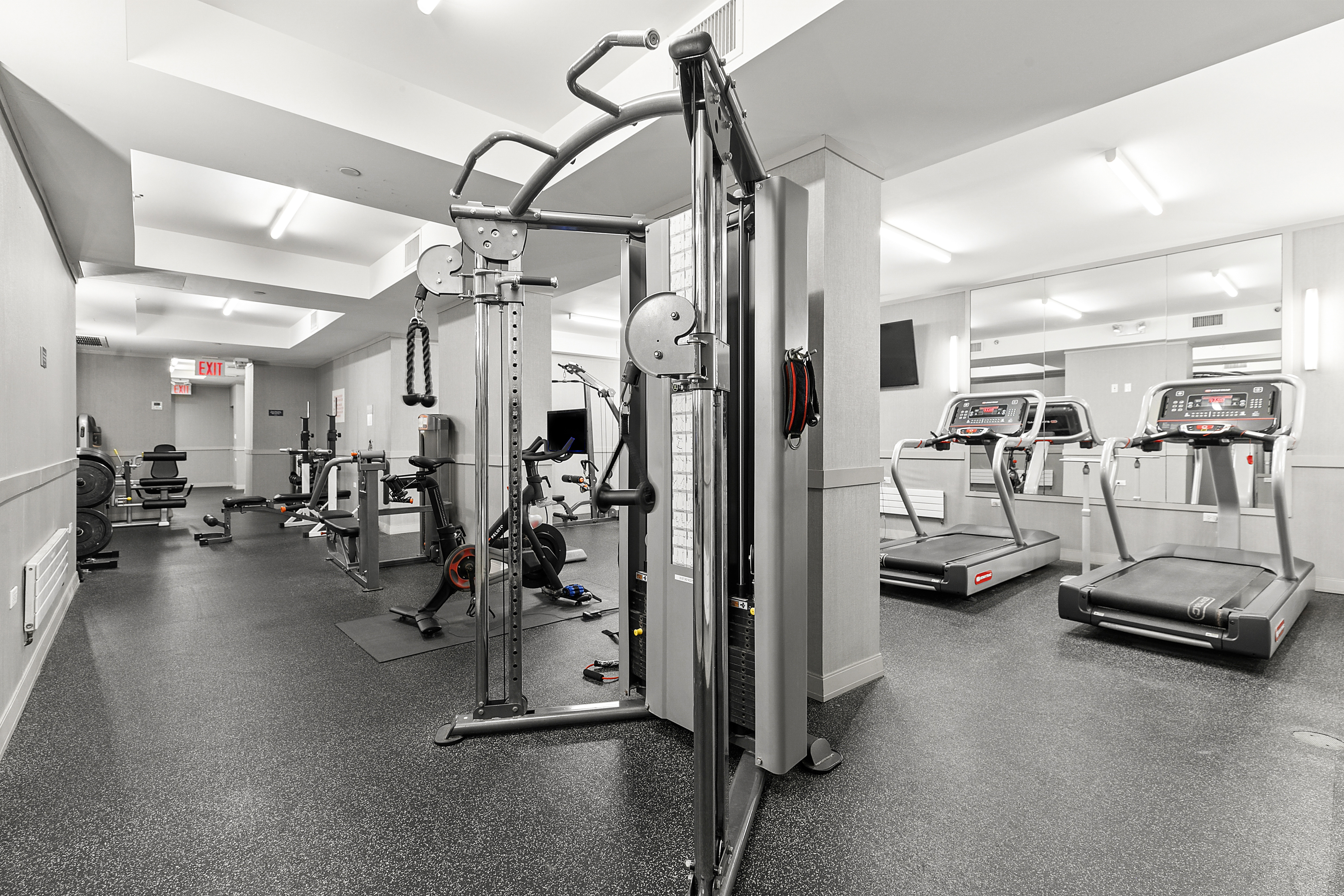 422 West 20th Street, Unit 5A Manhattan, NY 10011 - Photo 11 of 14 a view of a room with gym equipment