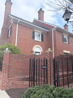 a front view of a house with balcony
