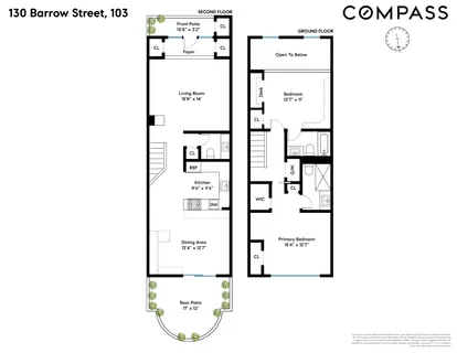 $2,250,000 | 130 Barrow Street, Unit 103 | West Village