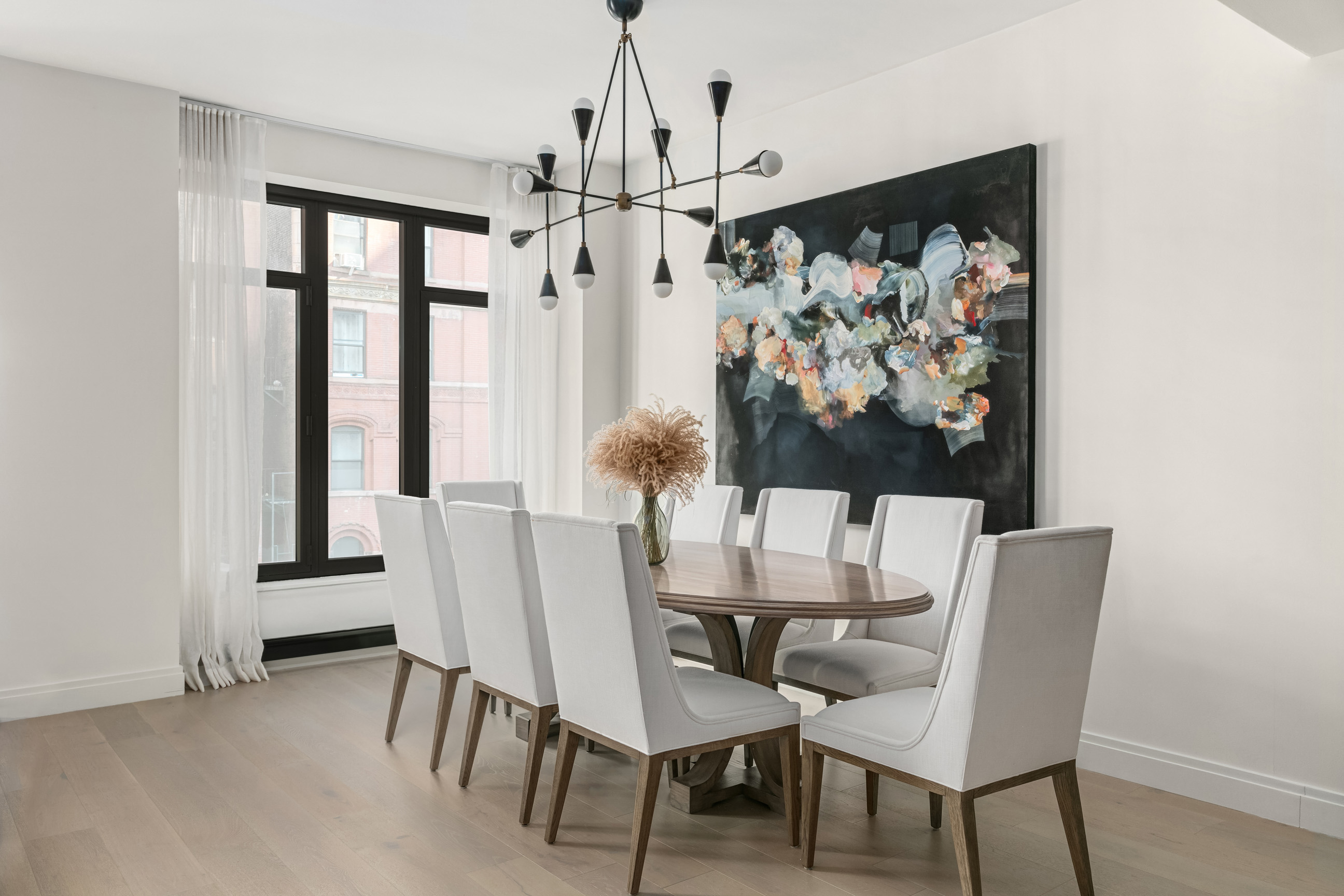 212 West 95th Street, Unit 4B Manhattan, NY 10025 - Photo 3 of 13 a view of a dining room with furniture and window