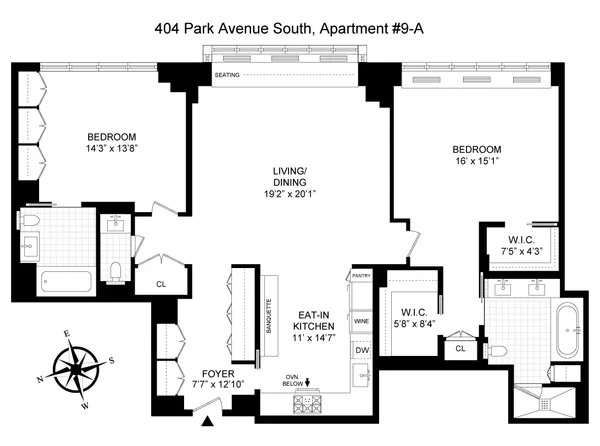 $19,500 | 404 Park Avenue South, Unit 9A | NoMad