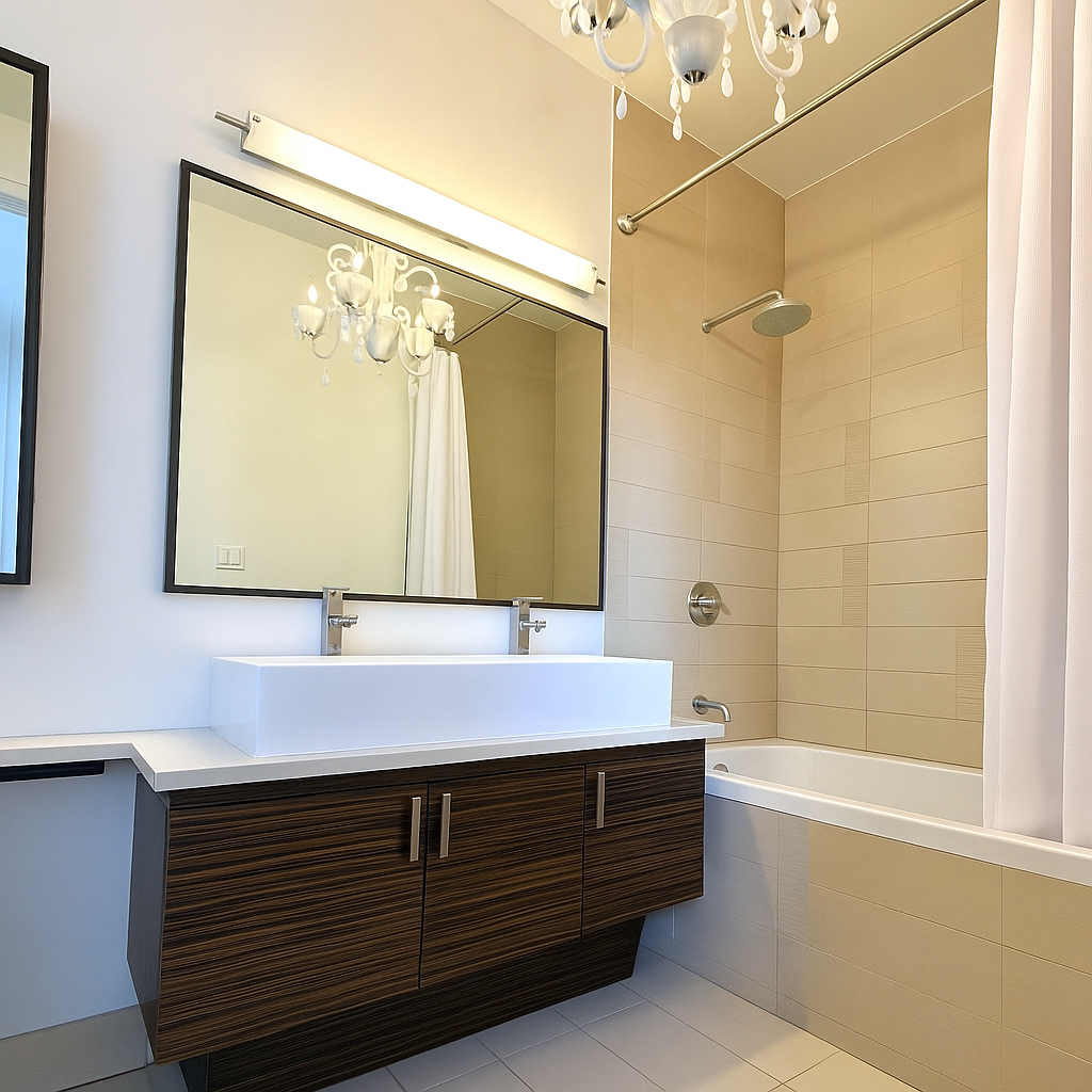 29 South 3rd Street, Unit 2A Brooklyn, NY 11249 - Photo 7 of 17 a bathroom with a bathtub and a shower