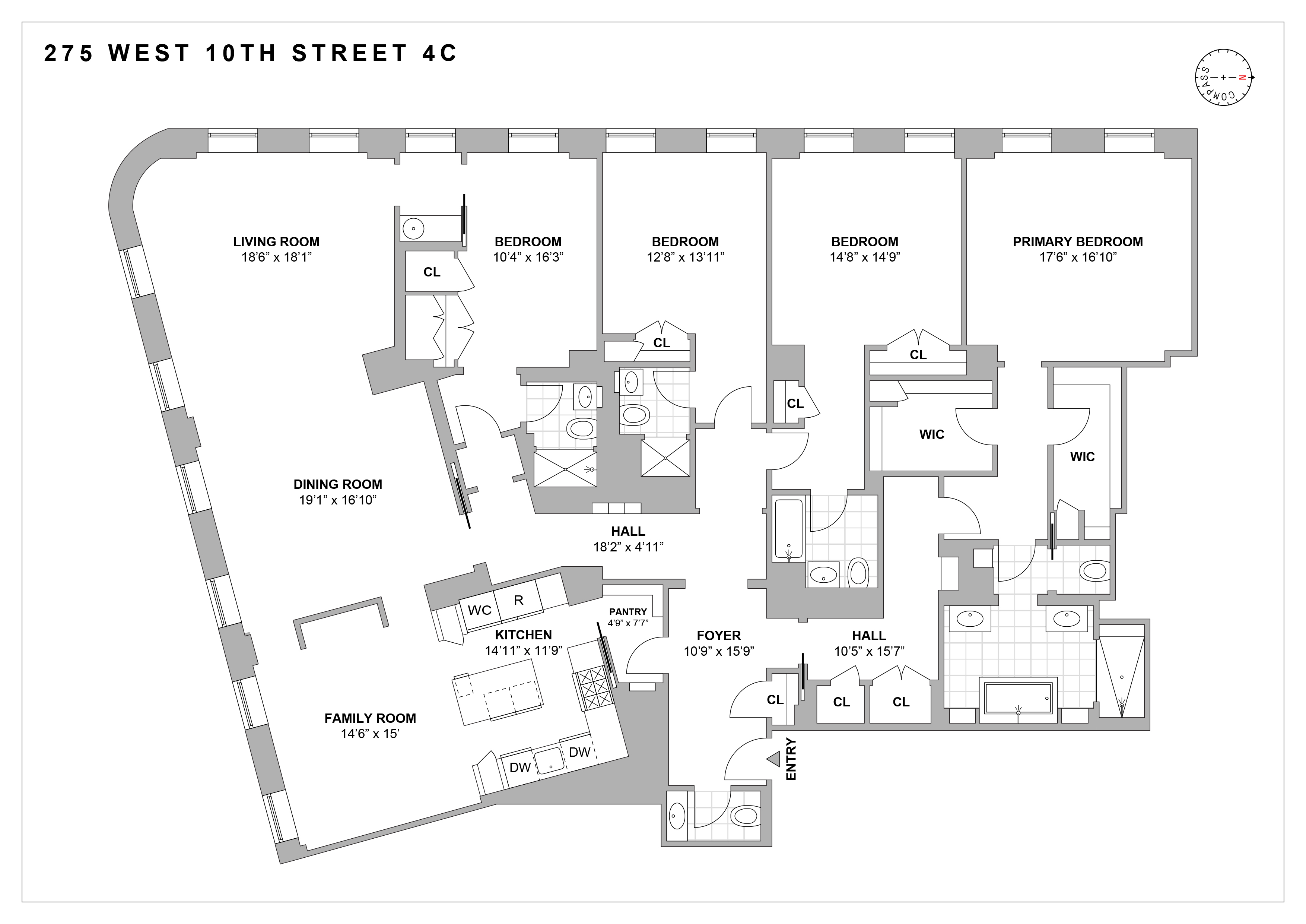 275 West 10th Street, Unit 4C Manhattan, NY 10014 - Photo 2 of 2