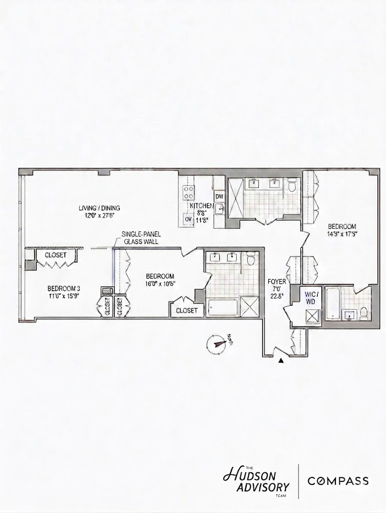 111 Fulton Street, Unit 824 Manhattan, NY 10038 - Photo 35 of 35 a black and white photo of a