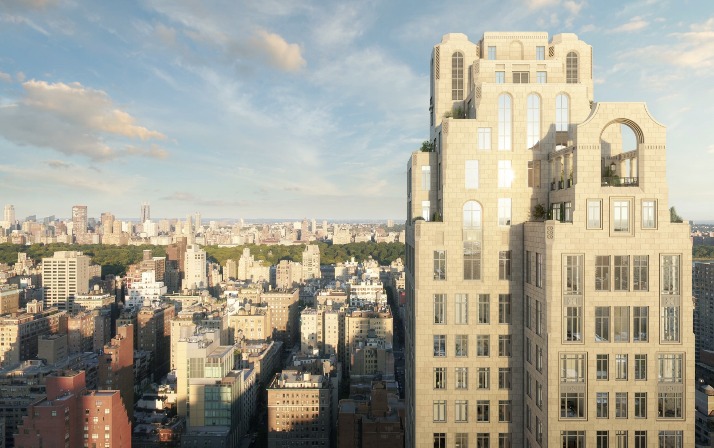 a view of a large building with a lot of windows