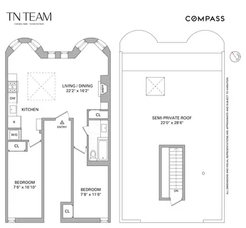 $1,150,000 | 634 11th Street, Unit 4/F | Park Slope
