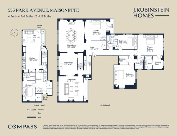 $7,950,000 | 555 Park Avenue, Unit MAIS | Lenox Hill