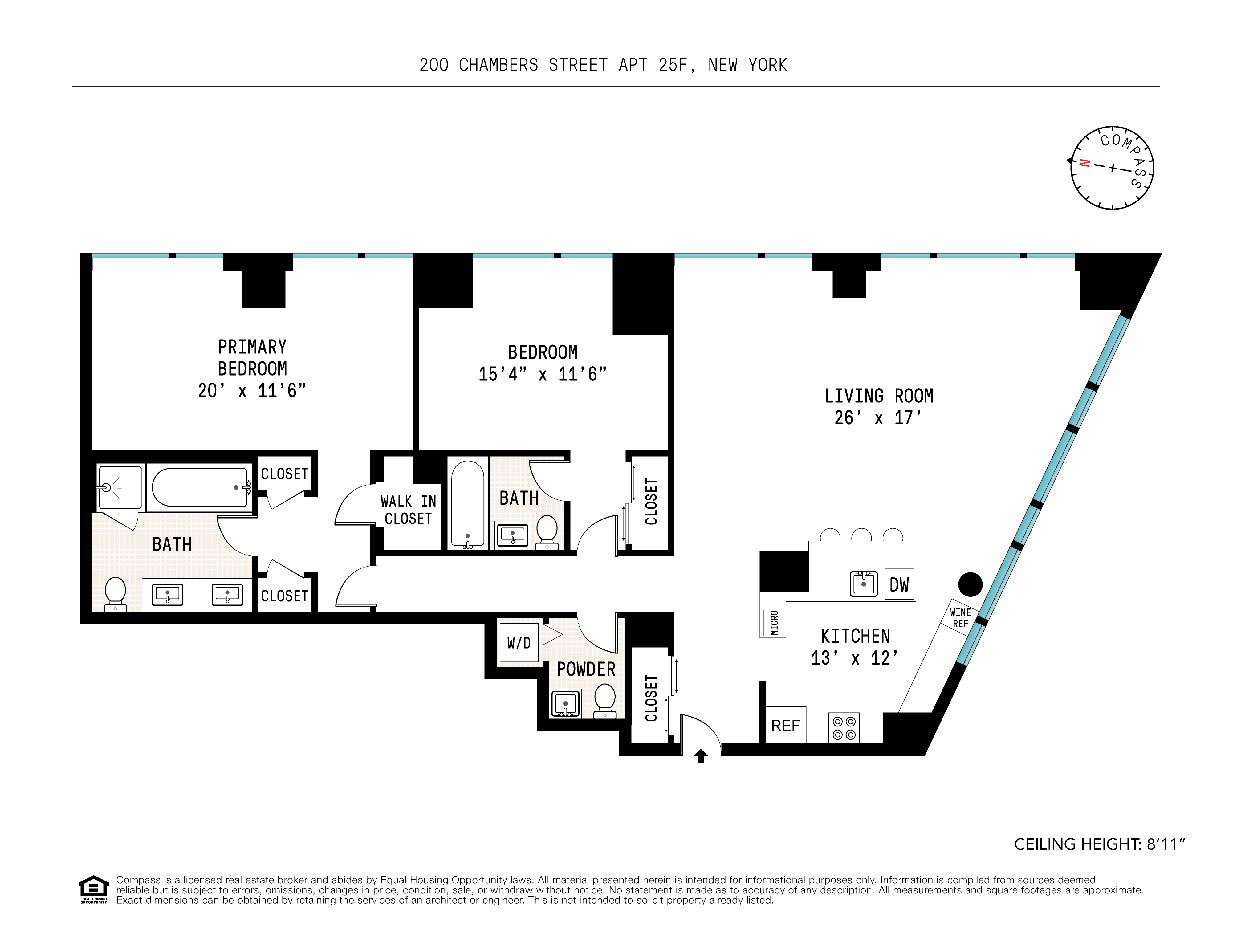 200 Chambers Street, Unit 25F Manhattan, NY 10007 - Photo 13 of 14 a picture of a rug with a white and white wall