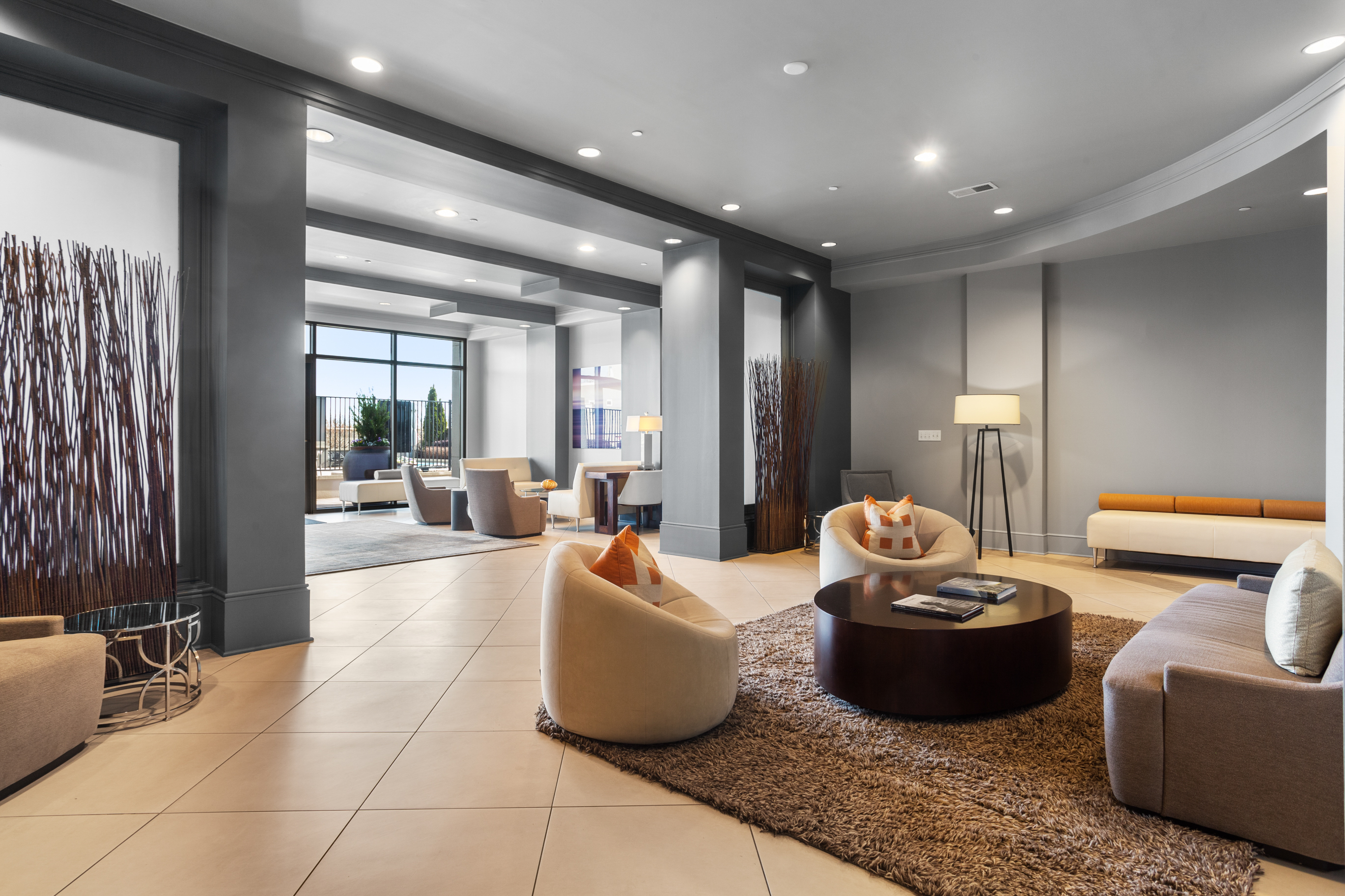 222 12th Street Northeast Atlanta, GA 30309 - Photo 34 of 56 a living room with furniture and a potted plant